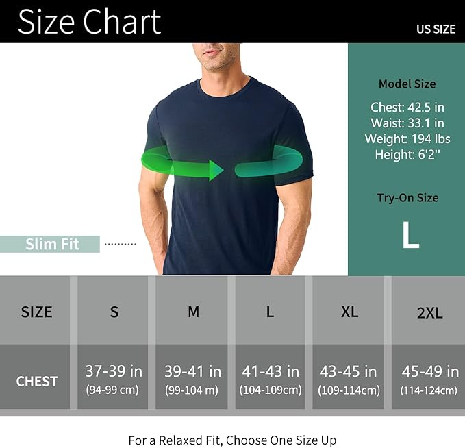 Merino Protect 100% Merino Wool T Shirt Mens Odor Resistance Base Layer Lightweight Hiking Travel T-Shirt Soft Undershirt Black, XL