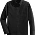 Spring&Gege Boys' Long Sleeve Solid Formal Uniform Cotton Twill Dress Shirts, Black, 13-14 Years