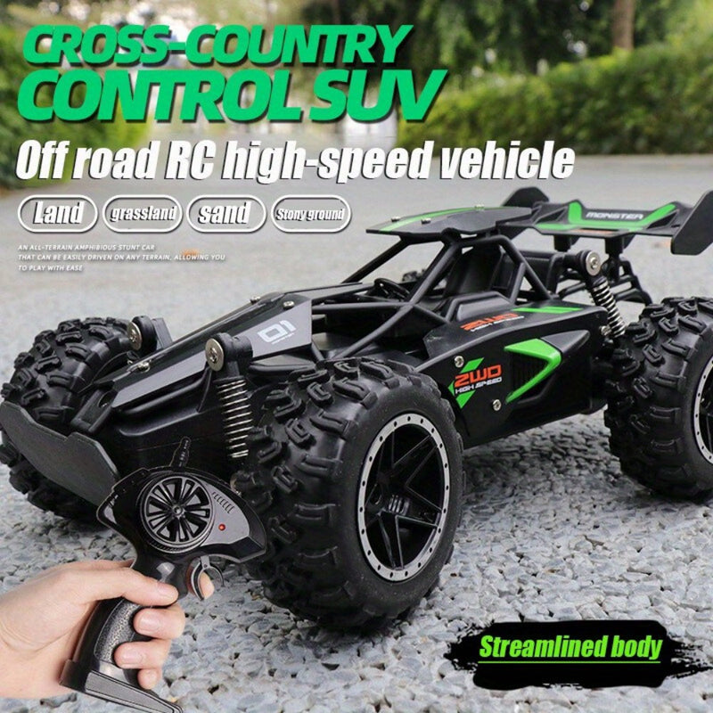 2.4GHz Remote Control Car – 2WD Off-Road High-Speed RC Vehicle for Kids & Adults
