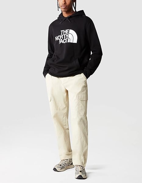 THE NORTH FACE Men's Half Dome Hoodie - Men's Pullover and Jumper with Hood - Graphic Hoodie for Hiking, Camping and Walking - TNF Black, S