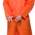 Wicked Costumes Men’s Orange Convict Fancy Dress Costume – X-Large