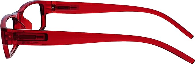 Opulize Ace Reading Glasses 6 Pack Classic Everyday Narrow Frame Scratch Resistant Spring Hinges Black Blue Pink Purple Green Red Mens Womens RRRRRRR32-13456Z +2.50