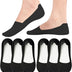 Caldodo Sneaker Socks Women's 39-42 35-38 Ankle Socks Invisible Socks Non-Slip Summer Trainer Socks No Show Ballerina Socks, 8black, 35-38
