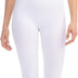 Farmacell 123 (White, S/M) Women's high-waisted anti-cellulite micromassage capri leggings