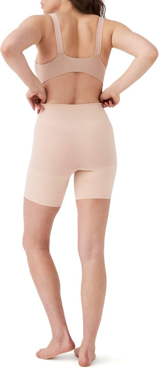 Spanx Shapewear for Women Tummy Control Power Short (Regular and Plus Size), Soft Nude, XXL