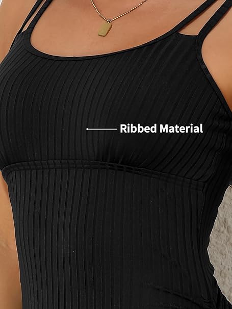 Charmo Drawstring High Cut Tie Side Bathing Suit One Piece Tummy Control Swimsuit Ruched Monokini Black XL