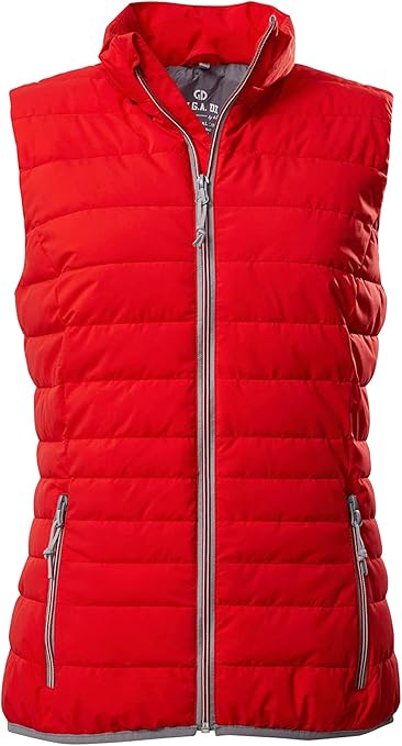G.I.G.A. DX Sagany 39529-000 Women's Quilted Functional Vest in Down Look Modern Red Size 46