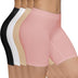 SIMIYA 4 Pack Womens Boxer Shorts Seamless Chub Rub Shorts Stretchy Anti Chafing Underwear for Under Dresses(Black+White+Nude+Pink,3XL)