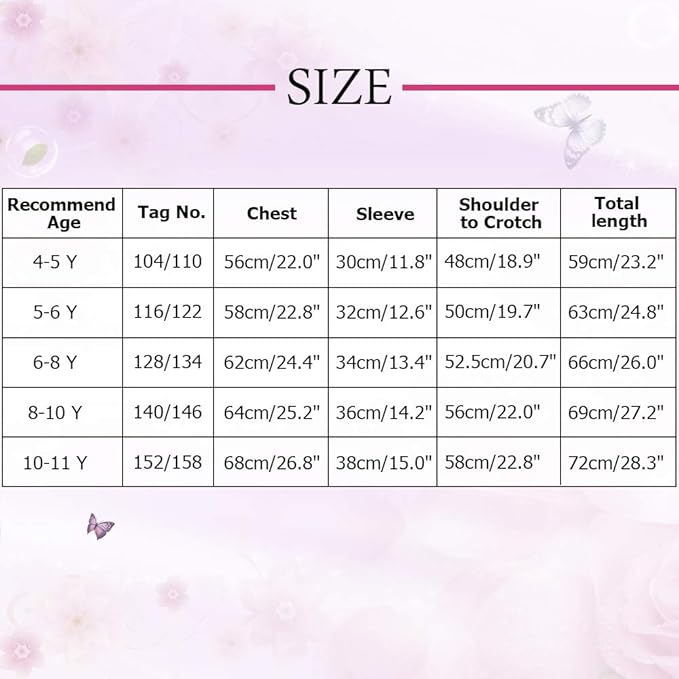 ZNYUNE Girls' one-piece swimsuit, sun protection, swimwear, children's long-sleeved swimsuit