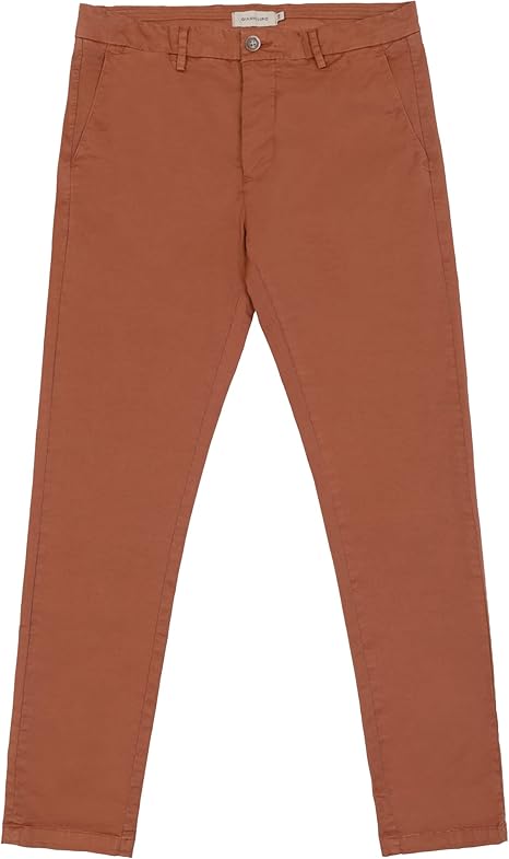 Gianni Lupo Men's Tahoma-s23 Chino Trousers, Brown (Rust), 30-44