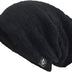 VECRY Mens Slouchy Knit Oversized Beanie Skull Caps Artistic Hats (Plaid-Black)