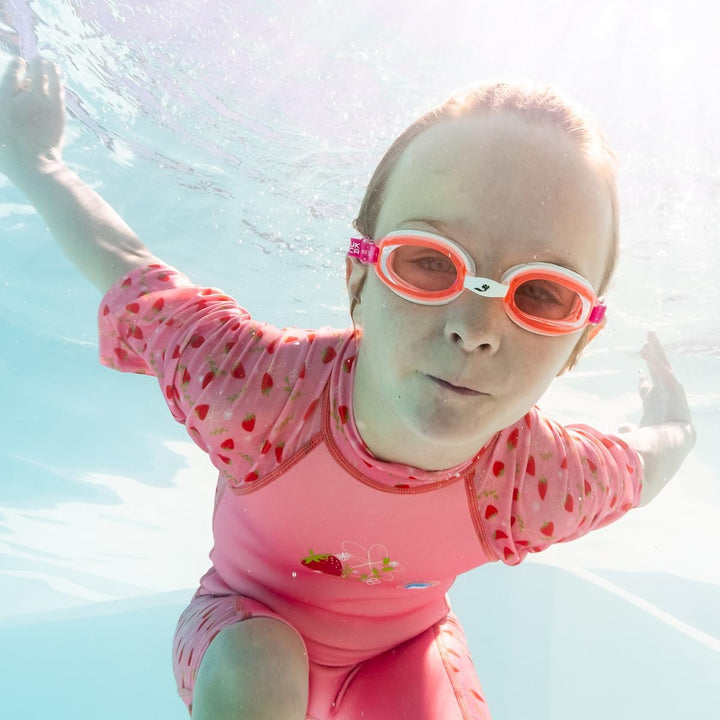 Splash About Unisex Kid's UV Sun & Sea Suit Wetsuit, Strawberry Field, 2-4 Years