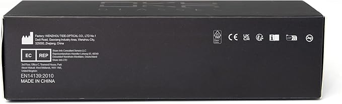 OKH Reading Glasses with Light, USB Rechargeable LED Mighty Lighted Readers Eyeglasses, Bright Clear Sight Vision LED Glasses for Women Men Night Reading Small Prints, Close Work (Matte Black,2.0X)