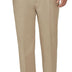 Haggar Men's Work to Weekend Classic Fit Pleat Regular and Big and Tall Sizes, Khaki, 34W / 34L