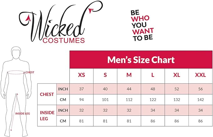 Wicked Costumes Men’s Orange Convict Fancy Dress Costume – X-Large