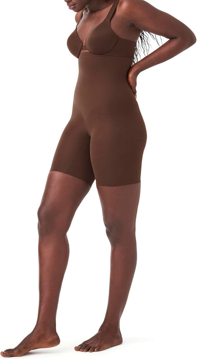 Spanx Shapewear for Women, Higher Power High-Waisted Everyday Essential Shaping Panties, Brown, XL