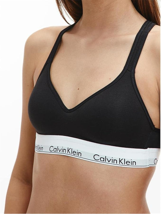 Calvin Klein Women's Triangle Bra, Black, S