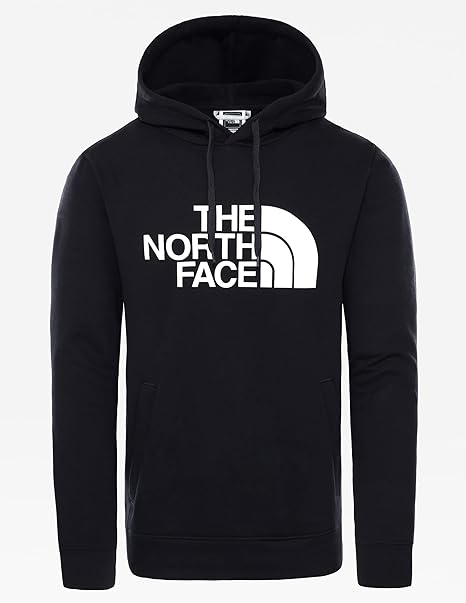 THE NORTH FACE Men's Half Dome Hoodie - Men's Pullover and Jumper with Hood - Graphic Hoodie for Hiking, Camping and Walking - TNF Black, S