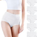 wirarpa Ladies Knickers Cotton Full Briefs High Waisted Underwear Panties for Women 5 Pack Size S