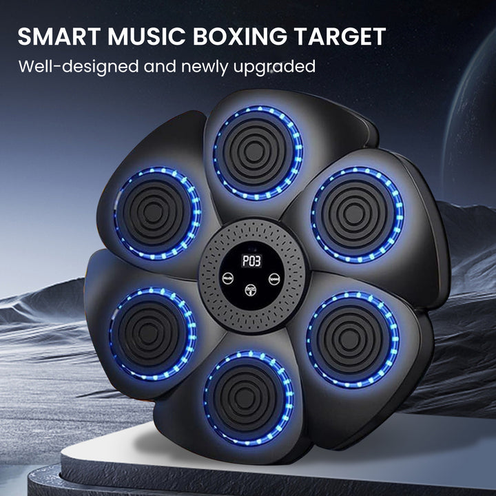 Smart Music Boxing Machine – Wall-Mounted Boxing Toy with Gloves, 9 Speed Modes