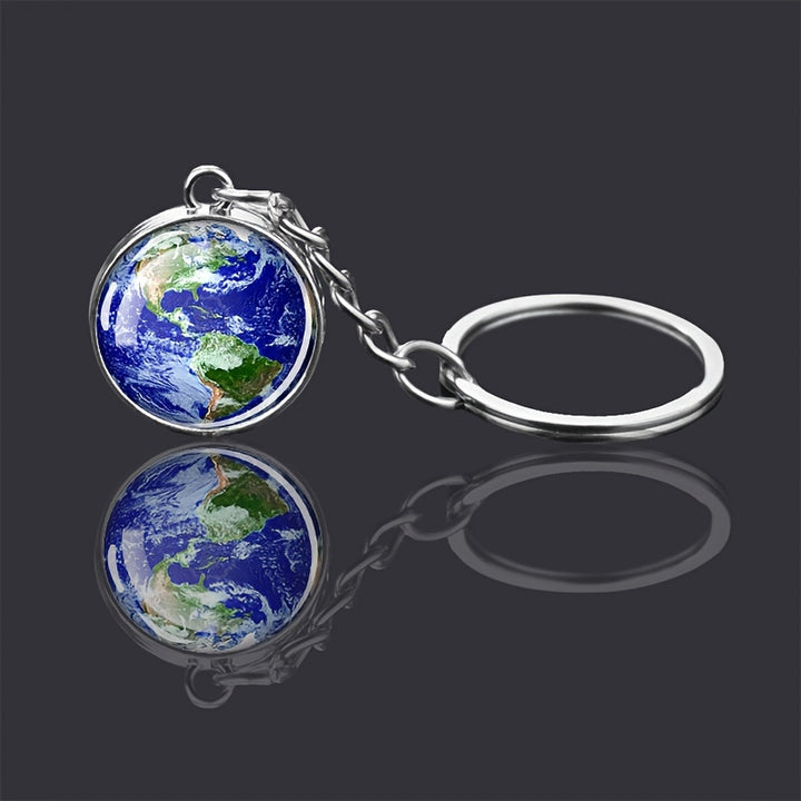 Solar System Keychain – 8 Planets Astronomy Gift for Science Lovers