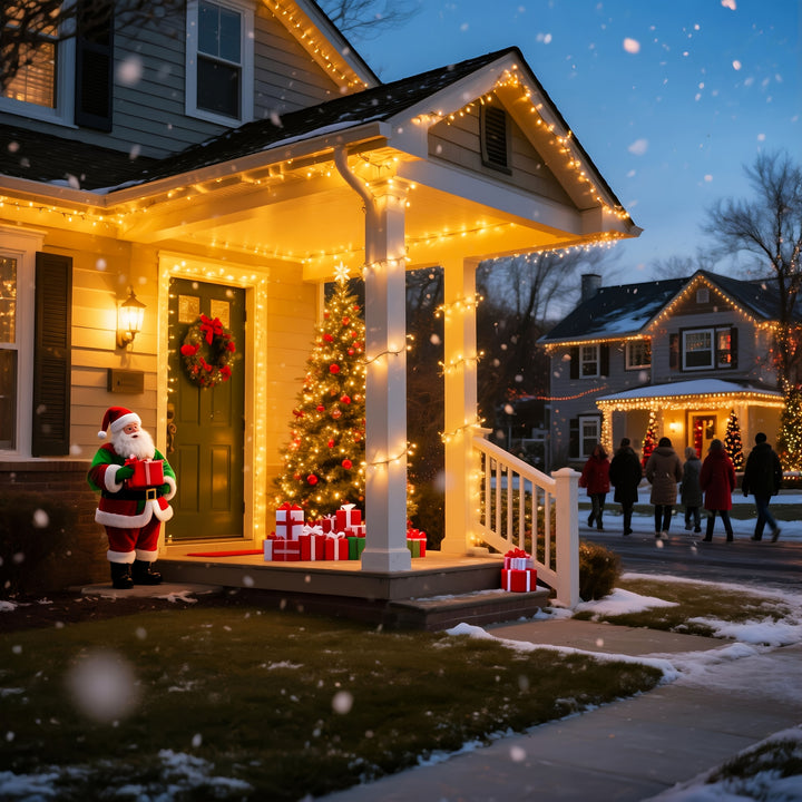 30m/50m/80m/100m Fairy Lights – Warm White & RGB, 8 Modes, Remote Control