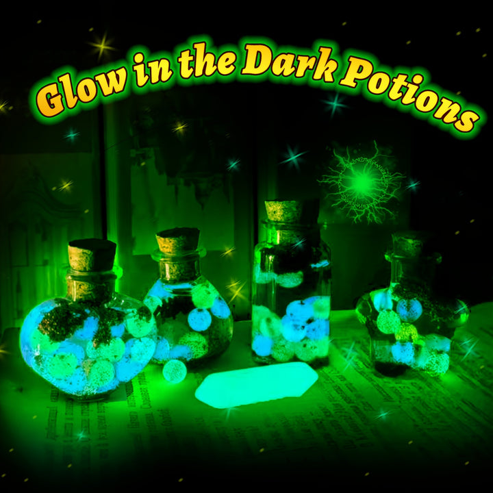 FOMOMDI DIY Wizard Potions Kit – 20 Bottle Fairy Magic Craft Set for Kids