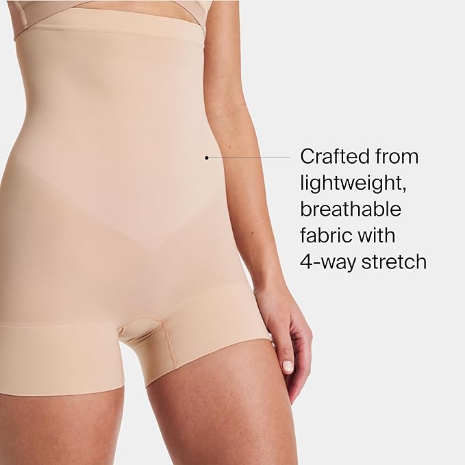 SPANX Women's Power High-Waisted Shorty Thigh Shapewear