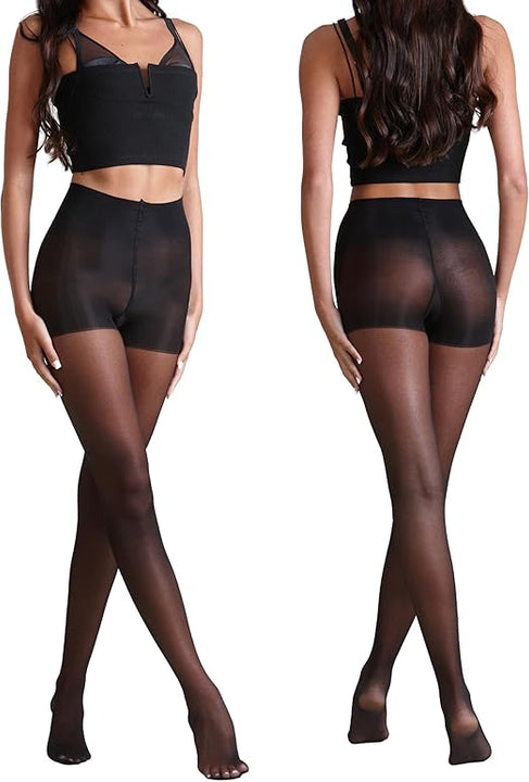 10 Den Ultimate Comfort Shaper Tights - Black - Small