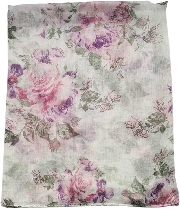 FAIRYGATE Scarf Gifts for Women Flower Scarf Scarfs for Women Ladies Lightweight Fashion Animal Print Soft Women's Scarves & Wraps 4026