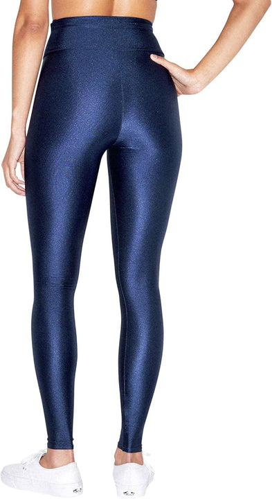 American Apparel Women's Nylon Tricot Leggings, Cobalt, M