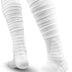 Nxtrnd XTD Scrunch Football Socks, Extra Long Padded Sports Socks for Men & Boys, White, Large