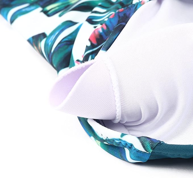 RXRXCOCO Women Cross Push Up Tummy Control One Piece Halter High Waisted Swimming Costume Swimsuits Swimwear