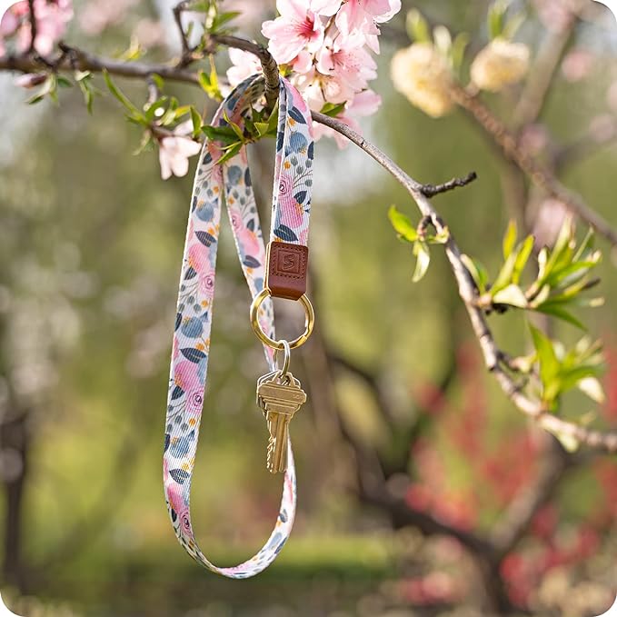 SENLLY Neck Lanyard Strap for Keys, Original Pattern Design ID Badge and Keychain Holder