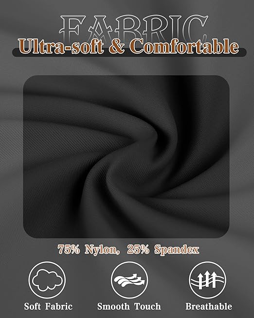 Reamphy Anti Chafing Shorts Women, Seamless Chub Rub Shorts for Under Dresses, Soft Safety Shorts Stretchy Under Skirt Slip Shorts Womens Boxer Shorts Leggings Yoga Underwear Briefs Black L