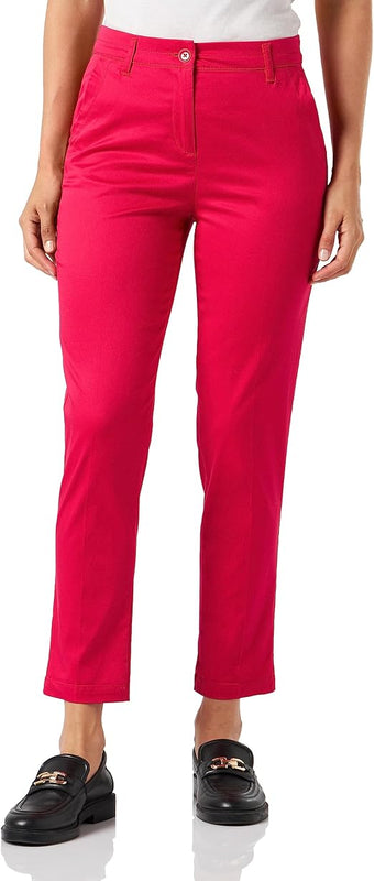Sisley Women's Trousers 4ed4lf00r Pants, Fuchsia 39c, Size UK6