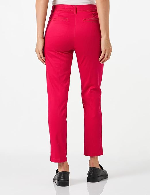 Sisley Women's Trousers 4ed4lf00r Pants, Fuchsia 39c, Size UK6