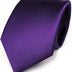 TigerTie Designer Satin tie necktie in lila dark-purpleviolet all-one-color Polyester