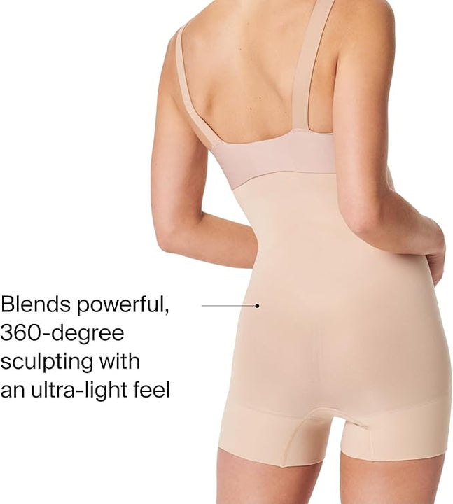 SPANX Women's Power High-Waisted Shorty Thigh Shapewear