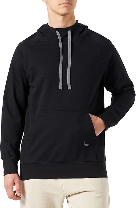 Trigema Men's 679905 Sweatshirt, Black, L