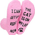 KOOOGEAR Funny Dog Socks Cat Socks,Great Gifts Ideals for Women Mum Girlfriend Gifts Novelty Fluffy Socks for Dog (UK, Numeric, 4, 7, Regular, Regular, Pink-Cat)
