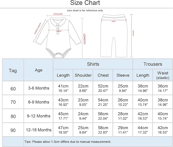 mintgreen Baby Boy Suit, Wedding Outfit Bodysuit Gentleman Clothing Set Suspender Trousers + Shirt, Black & Red, 6-9 Months, 70