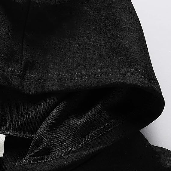 Forlcool Smiling Critters Boys Hoodies Cotton Jumper for Kids 3-13 Years, Black, 7-8 Years