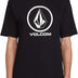 Volcom Men's Crisp Stone Short Sleeve Tee T-Shirt, Black, XL