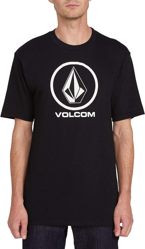 Volcom Men's Crisp Stone Short Sleeve Tee T-Shirt, Black, XL