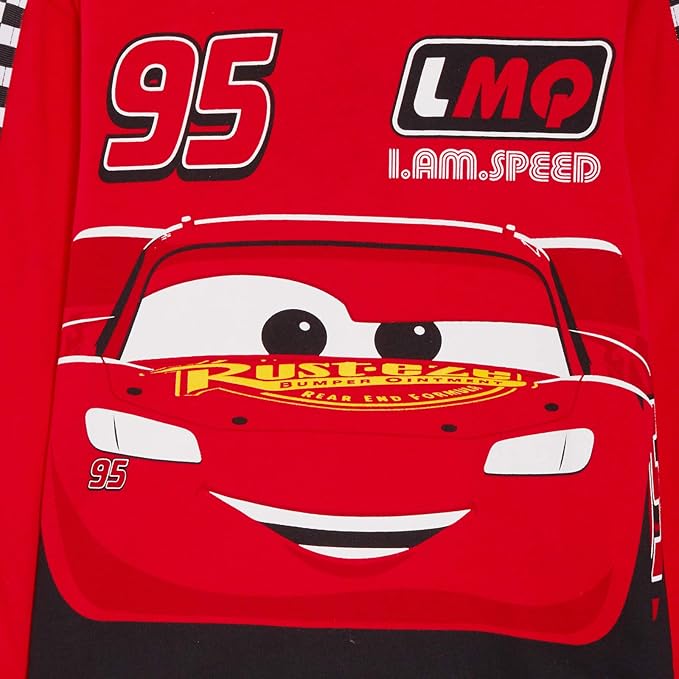 Disney Cars Pyjamas Kids Lightning McQueen Red 3-4 Years