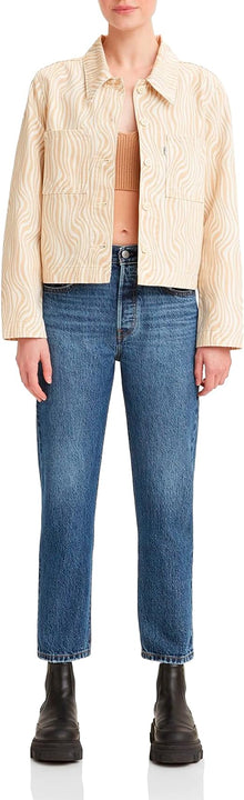 Levi's Women's 501 Crop Jeans, Orinda Troy Horse, 27W / 26L