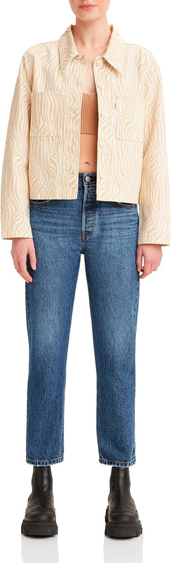 Levi's Women's 501 Crop Jeans, Orinda Troy Horse, 27W / 26L