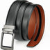 FEFLO Men's Ratchet Belt with Automatic Buckle, No Hole Adjustable Belt for Suits and Jeans