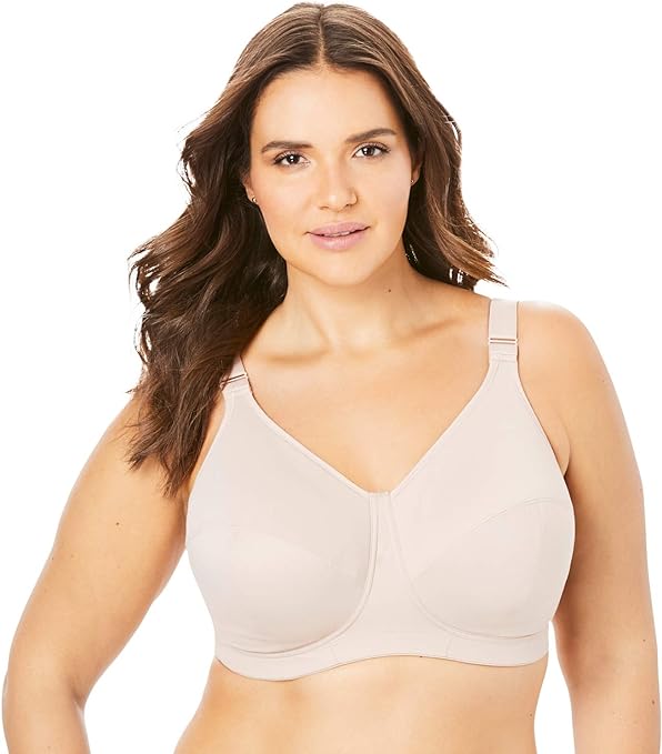 GODDESS Women's Celeste Soft Cup Full Coverage Wireless Comfort Bra, Fawn, 42HH